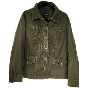 Corduroy Olive Green 2x Jacket Jones New York Signature Woman
